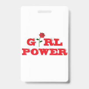 Girl Power T-Shirt - Awesome Women Female Feminist Badge
