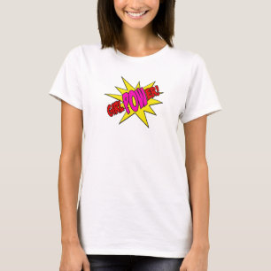 Girl Power T shirt super hero