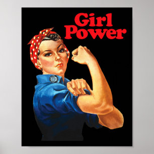 Girl Power T Shirt Women's Feminist Roar Resist No Poster