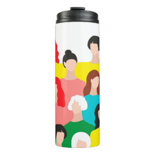 Girl power thermal tumbler