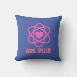 Girl Power Throw Pillow