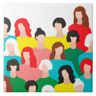 Girl power tile