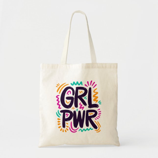 Girl Power Tote Bag (Front)