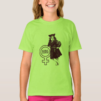 Girl Power Vintage For Girls Choose Your Tee Colou