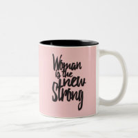 Girl Power Woman is the New Strong in Pink Black