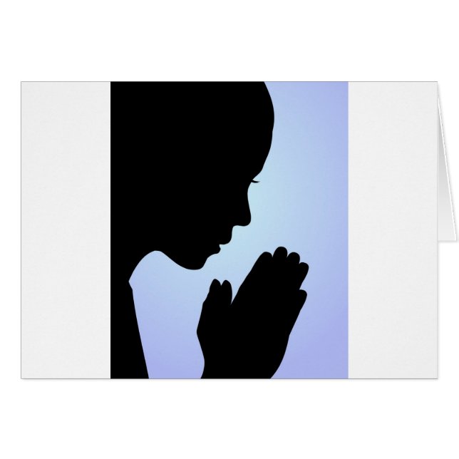 Girl Praying (Front Horizontal)