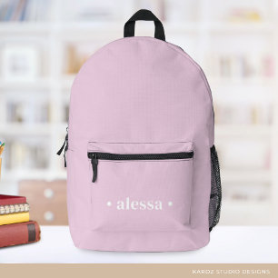 Girl Pretty Blush Pink Personalized Backpack