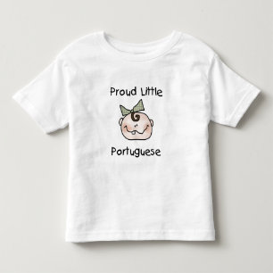 Girl Proud Little Portuguese Toddler T-shirt