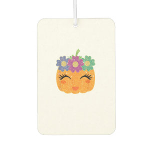Girl Pumpkin Halloween Thanksgiving For Girls Boys Air Freshener