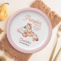 Girl Pumpkin Patch Bows Birthday Party