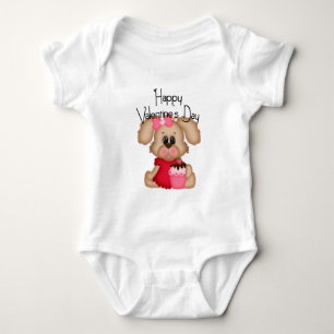 Girl Puppy Dog Happy Valentine's Day creeper