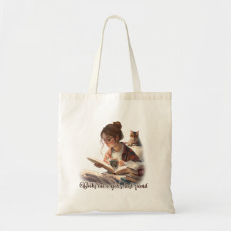 Girl Reading Book | Book Lovers Tote Bag