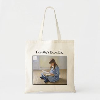 Girl Reading Book Lover Custom School or Library