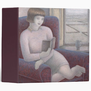 Girl Reading in Armchair 2009 Binder