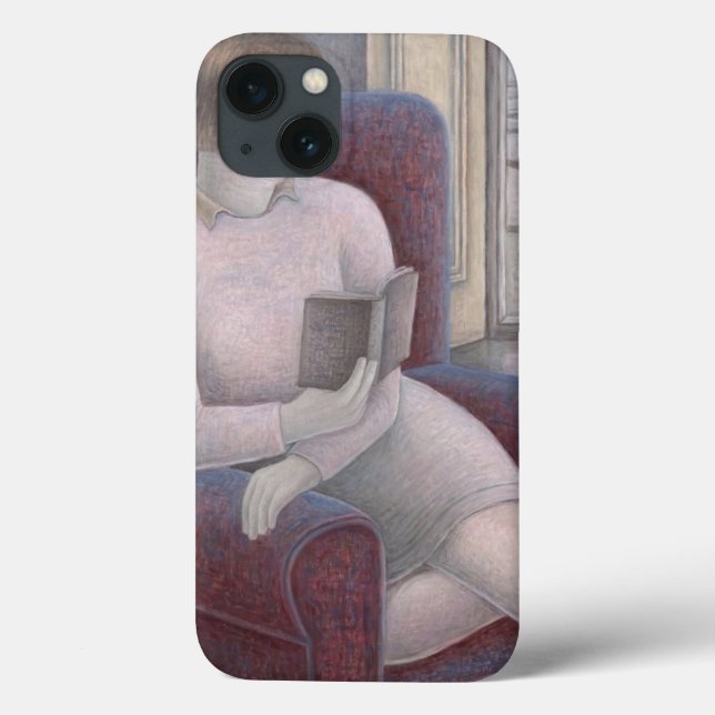 Girl Reading in Armchair 2009 Case-Mate iPhone Case (Back)