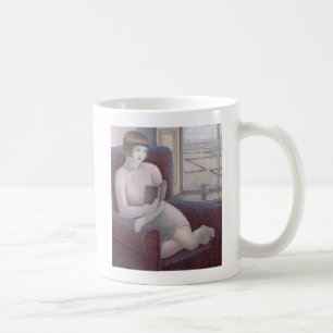 Girl Reading in Armchair 2009 Coffee Mug