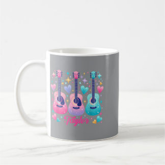 Girl Retro Taylor First Name Personalized Groovy Coffee Mug