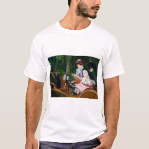 Girl Riding a Carriage, Mary Cassatt T-Shirt
