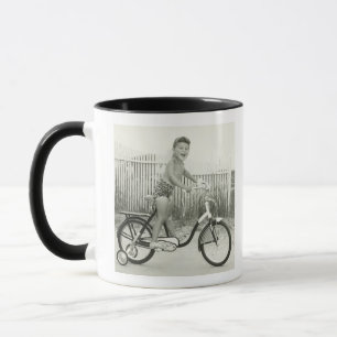 Girl Riding Bicycle Mug