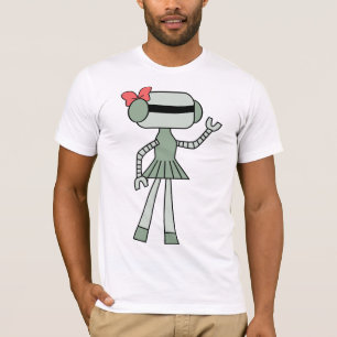 Girl Robot Mens T-Shirt