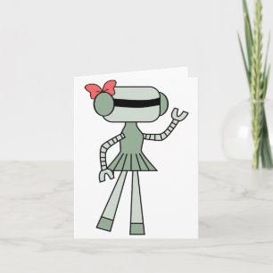 Girl Robot Note Cards