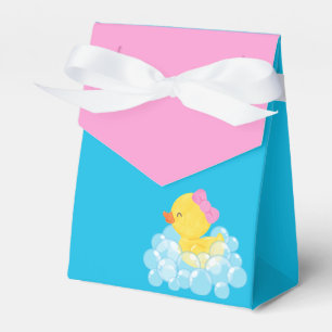 Girl Rubber Duck Birthday Shower Treat Favor Box
