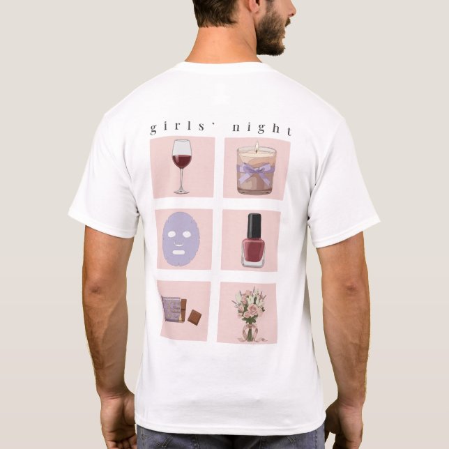 Girl’s Nights Aesthetic Shirt  (Back)