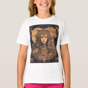 "girl"s tiger design " T-Shirt