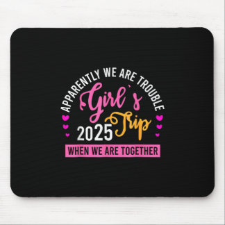Girl’s Trip 2025 Summer Beach Weekend Vacation Wom Mouse Pad