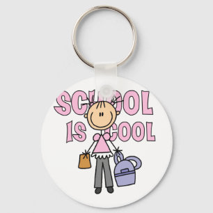 Girl School is Cool Keychain