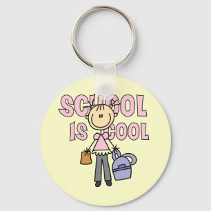 Girl School is Cool Keychain