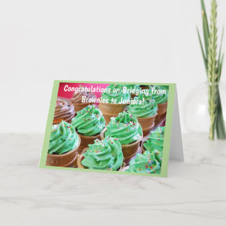 Girl Scout Bridging Card