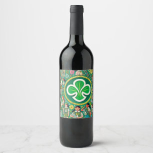 Girl Scout Honour Congratulations on Award Star Ca Wine Label