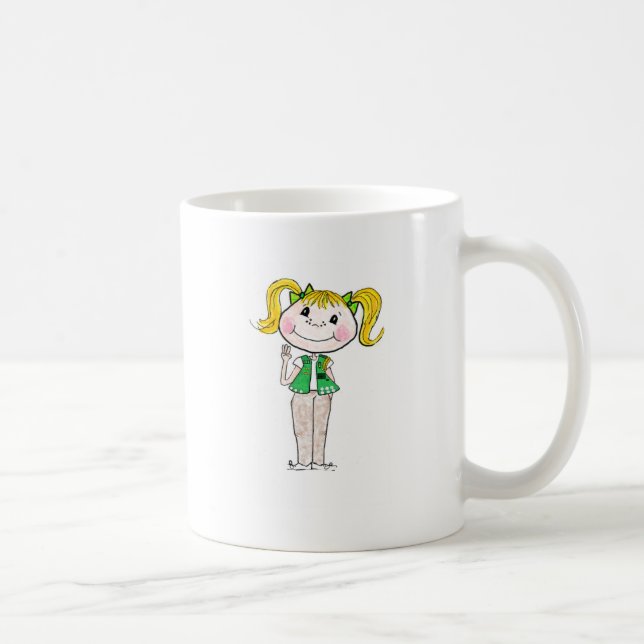 Girl Scout Junior Keeping the Promise Coffee Mug (Right)
