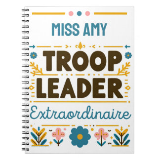 Girl Scouting Troop Leader Extraordinaire Journal