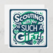 Girl Scouting with You Is Such a Gift Flat Cart