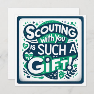 Girl Scouting with You Is Such a Gift Flat Cart Program