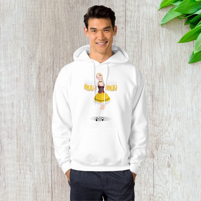 Girl Serving Beer Mens Hoodie (Creator Uploaded)