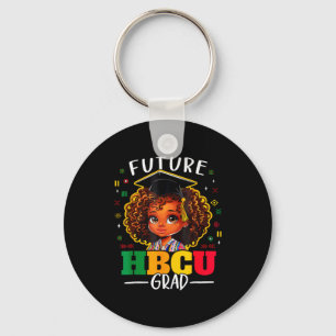Girl Shirt Future Hbcu Grad Black Afro Keychain