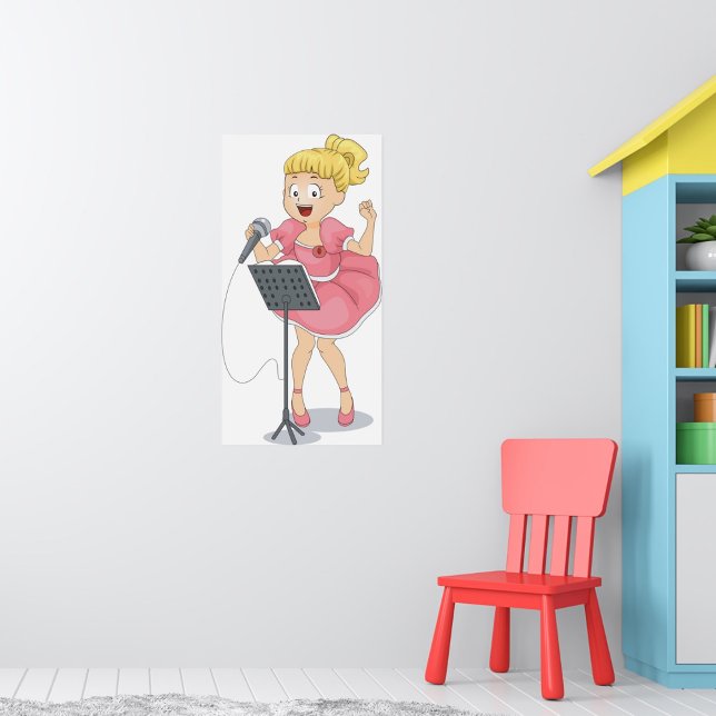 Girl Singing Poster (Creator Uploaded)