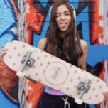 Girl Skateboard Monogram and Name<br><div class="desc">Make this Girl Skateboard Monogram and Name your own by adding your text. To access advanced editing tools,  please go to "Personalize this template" and click on "Details",  scroll down and press the "click to customize further" link. Perfect for any celebration and occasion as a Girl gift!</div>