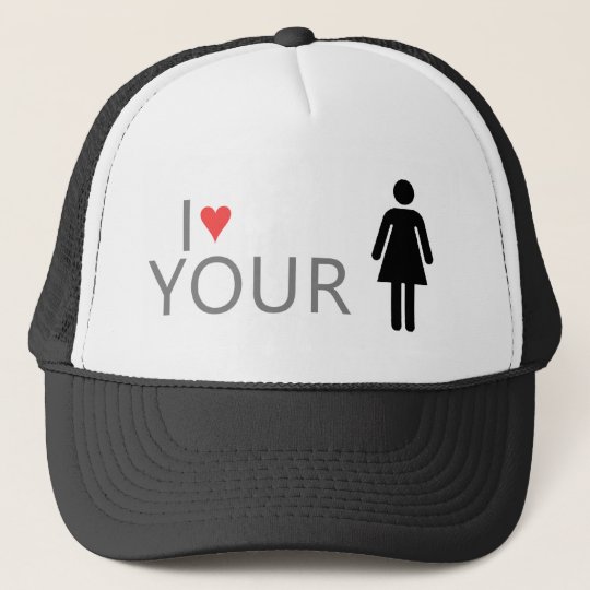 girl skateboards trucker hat