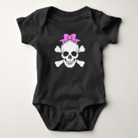GIRL SKULL AND CROSSBONES