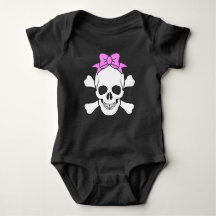 GIRL SKULL AND CROSSBONES