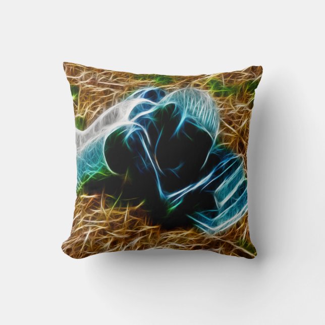 Girl Sleeping Next to Books Study Learn Throw Pillow (Front)