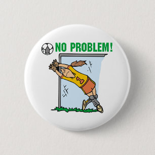 Girl Soccer Goalie Tshirts and Gifts 2 Inch Round Button