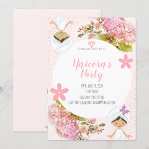 Girl Spa Party Invitation