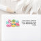Girl Summer Beach Birthday Return Address Label