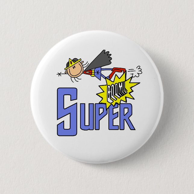 Girl SUPER 2 Inch Round Button (Front)