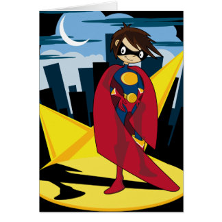 Girl Superhero in City Scene